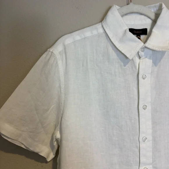 Quince 100% European Linen Short Sleeve Shirt - Picture 5 of 8